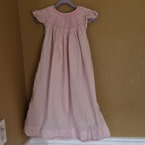Charming Pink Kids Dress Smocked